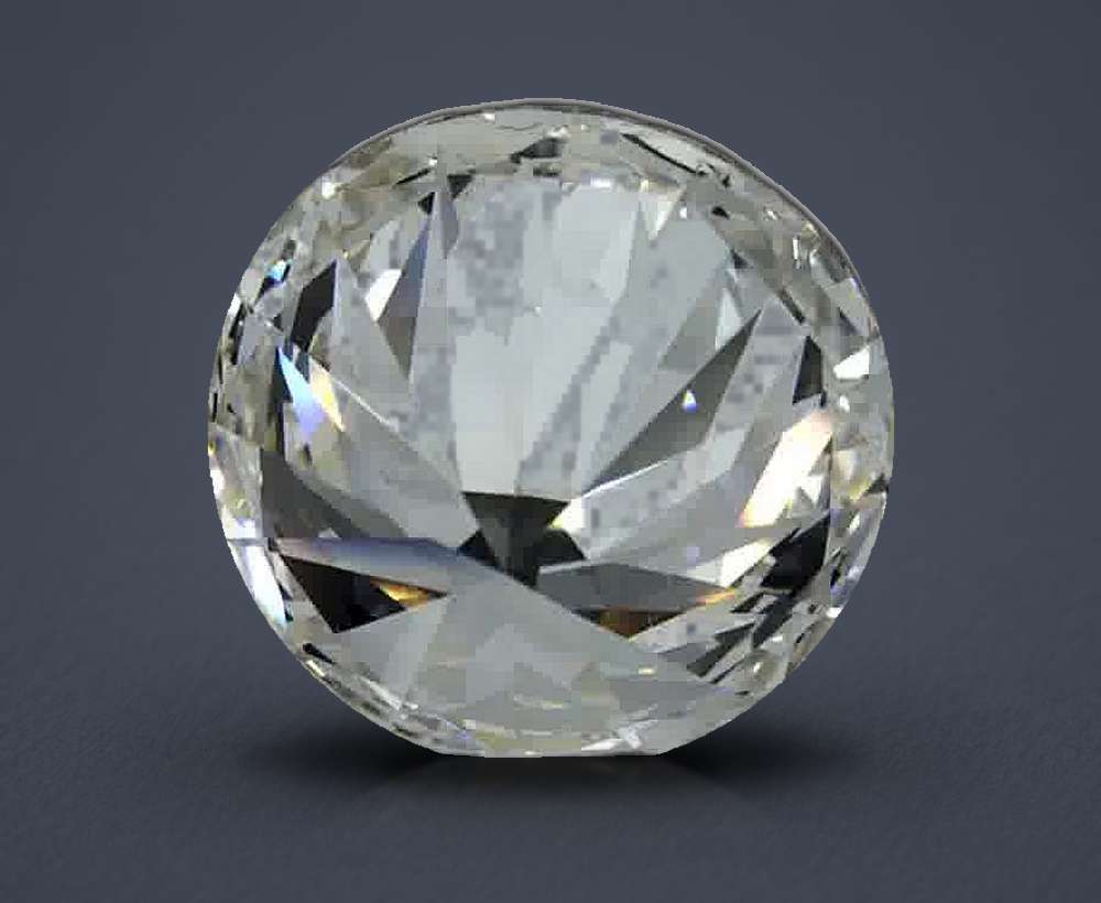 6.82 Carat Round Natural Diamond