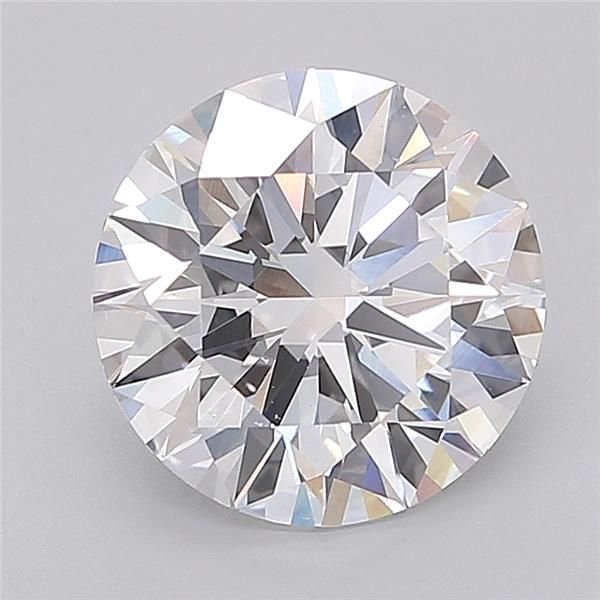 3.00ct D VS2 Rare Carat Ideal Cut Round Lab Grown Diamond