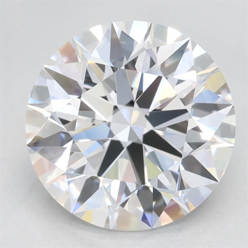 2.51ct D VVS1 Rare Carat Ideal Cut Round Lab Grown Diamond