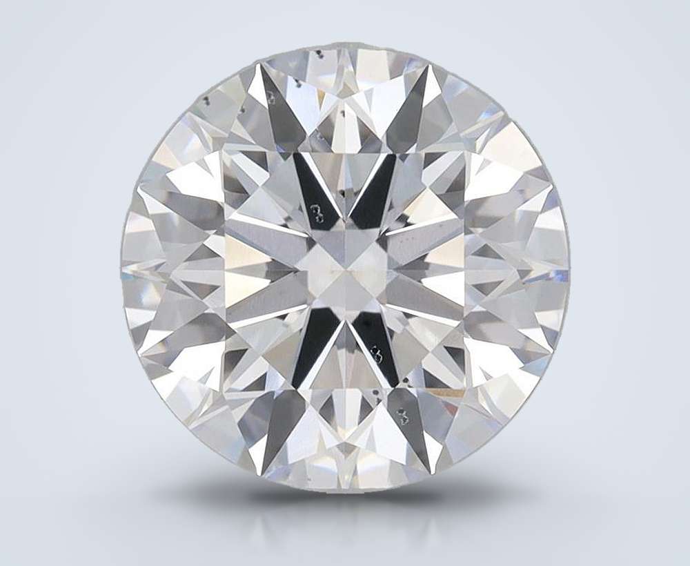 4.08 Carat Round Lab Diamond