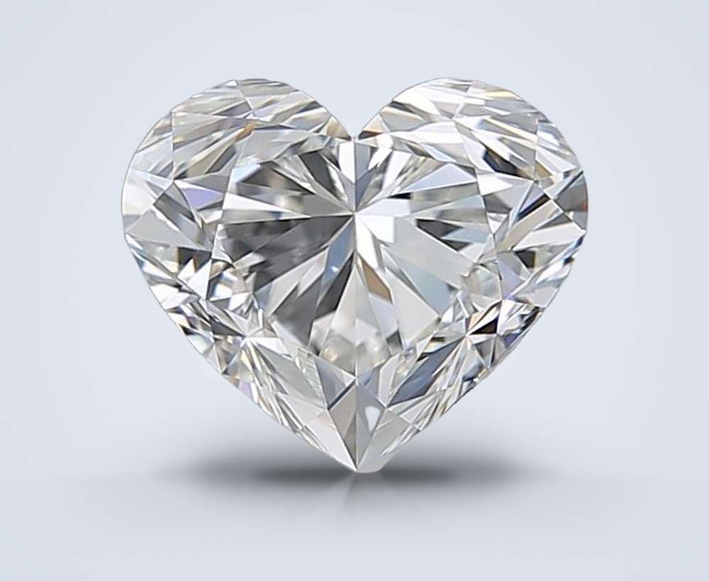 1.52 Carat Heart Natural Diamond