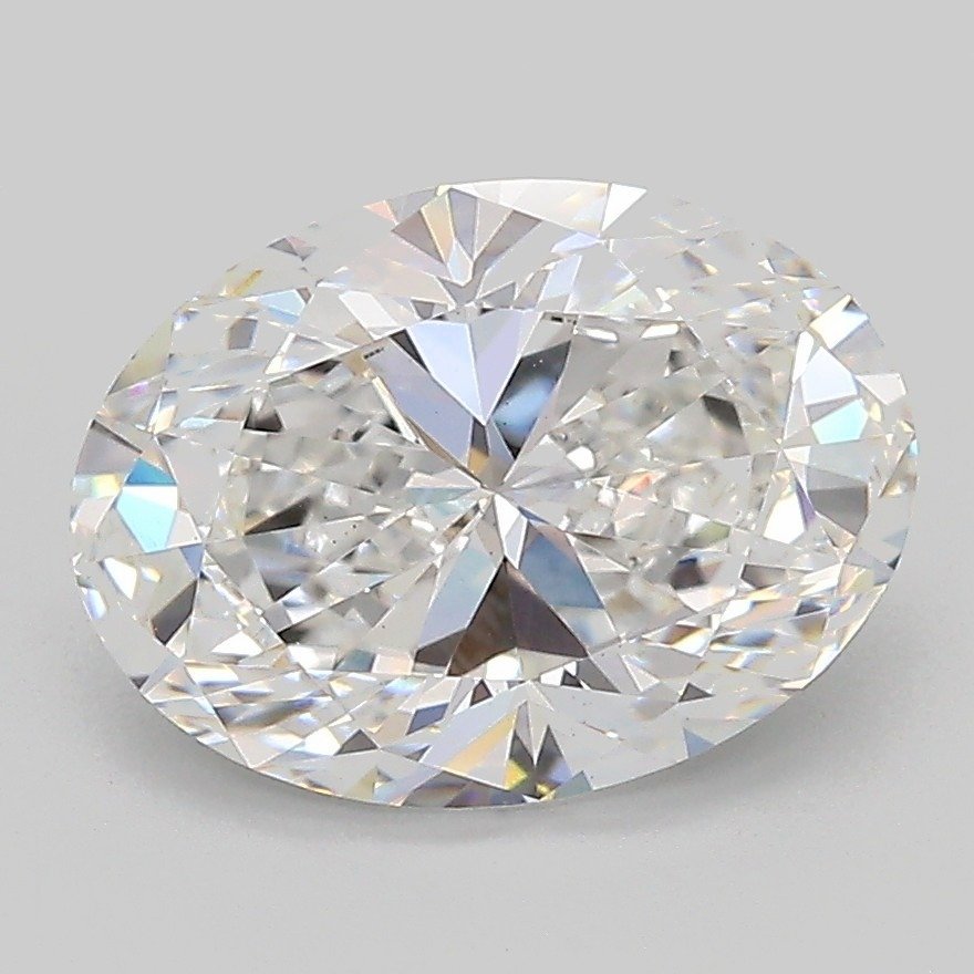 2.86ct E VS1 Rare Carat Ideal Cut Oval Lab Grown Diamond