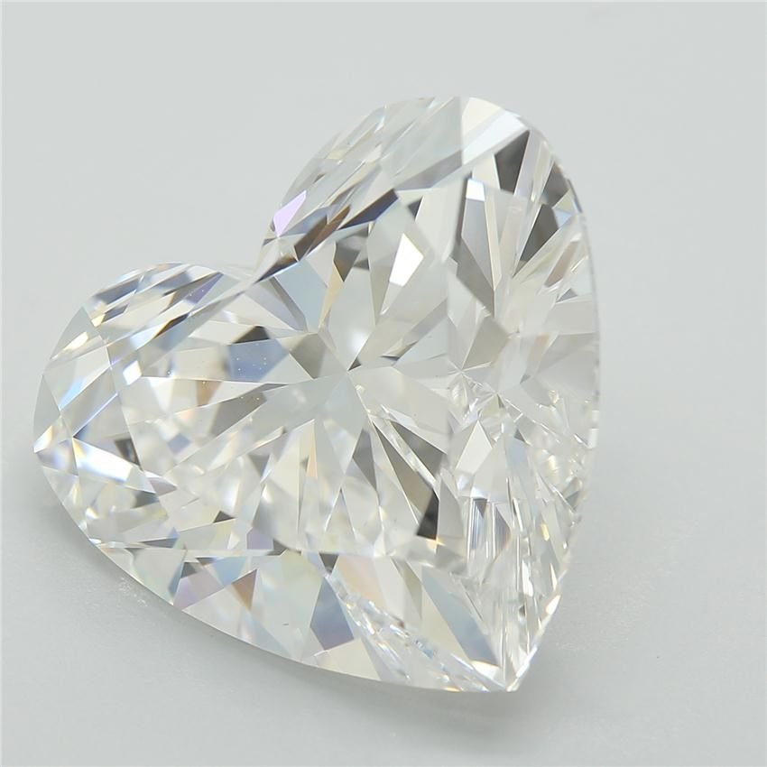 8.04ct E VVS2 Rare Carat Ideal Cut Heart Lab Grown Diamond