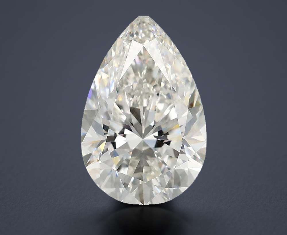 2.77 Carat Pear Lab Diamond