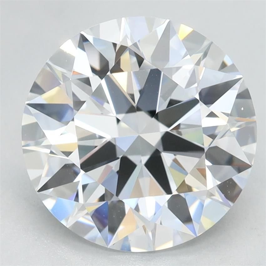 3.04ct D VVS1 Rare Carat Ideal Cut Round Lab Grown Diamond