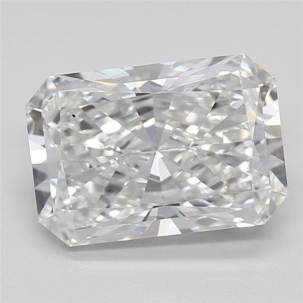 2.57ct F VS1 Rare Carat Ideal Cut Radiant Lab Grown Diamond
