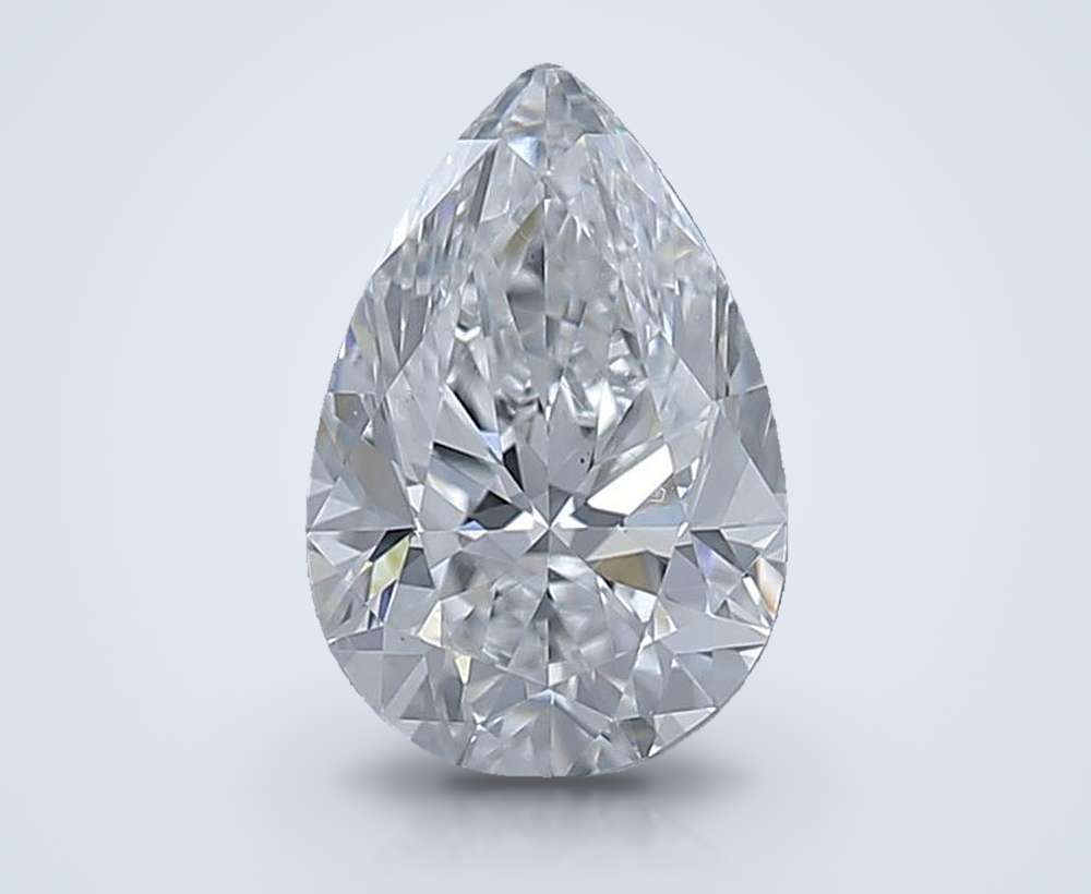 0.60 Carat Pear Natural Diamond
