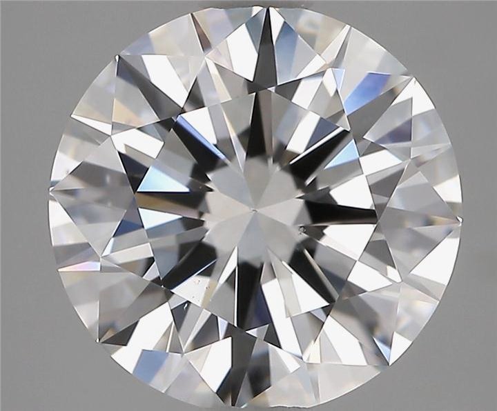 2.71ct E VS2 Rare Carat Ideal Cut Round Diamond