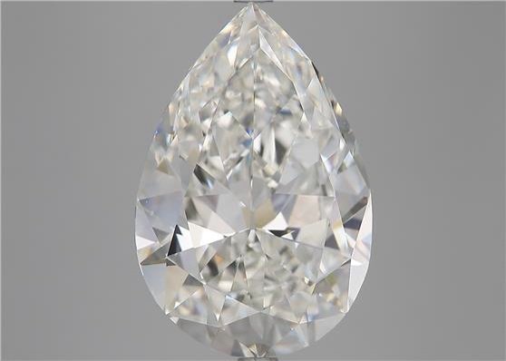 6.02ct H VS1 Rare Carat Ideal Cut Pear Diamond