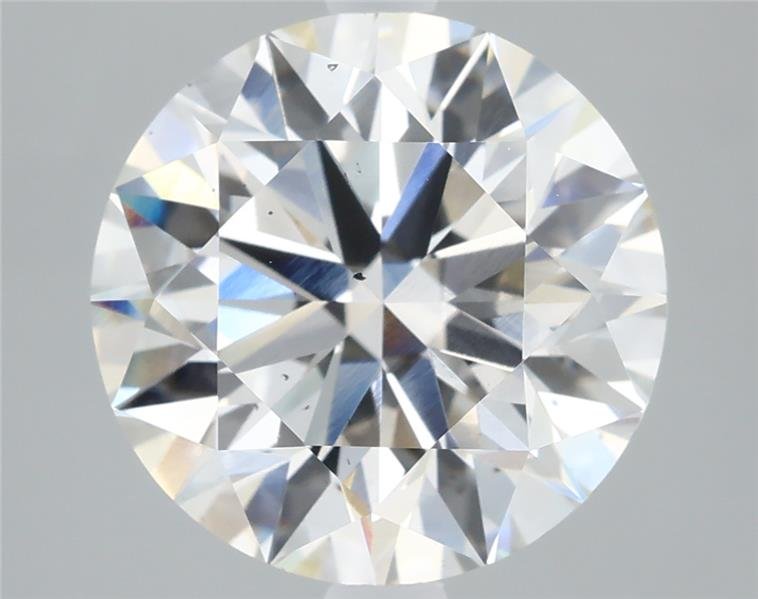 4.20ct H VS2 Excellent Cut Round Lab Grown Diamond