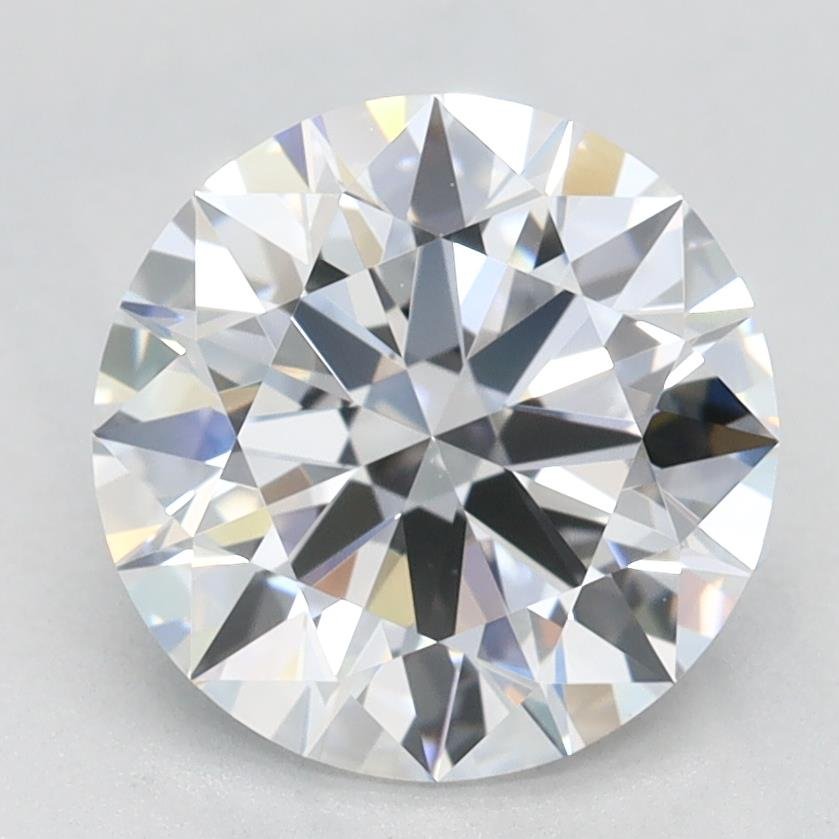 2.01ct D VVS1 Rare Carat Ideal Cut Round Lab Grown Diamond