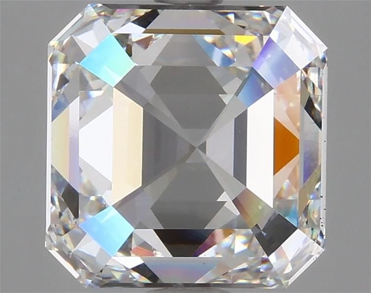 4.07ct F VS2 Excellent Cut Asscher Lab Grown Diamond