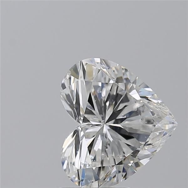 3.11ct F SI2 Rare Carat Ideal Cut Heart Diamond
