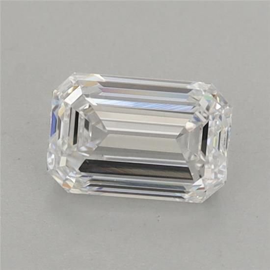 0.86ct D VVS2 Rare Carat Ideal Cut Emerald Lab Grown Diamond
