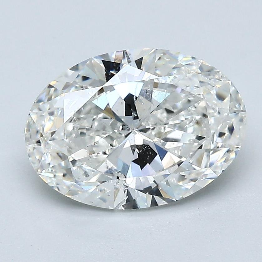 2.01ct G SI2 Rare Carat Ideal Cut Oval Diamond