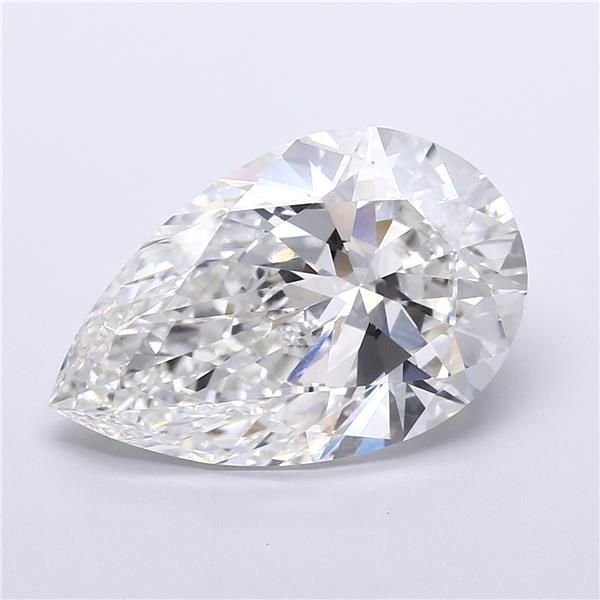 15.02ct F VVS2 Rare Carat Ideal Cut Pear Lab Grown Diamond
