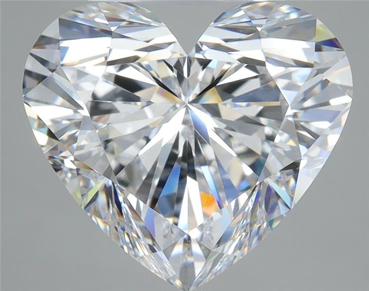 5.72ct D VS1 Rare Carat Ideal Cut Heart Diamond