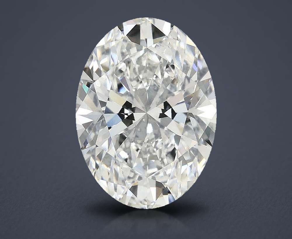 4.06 Carat Oval Lab Diamond