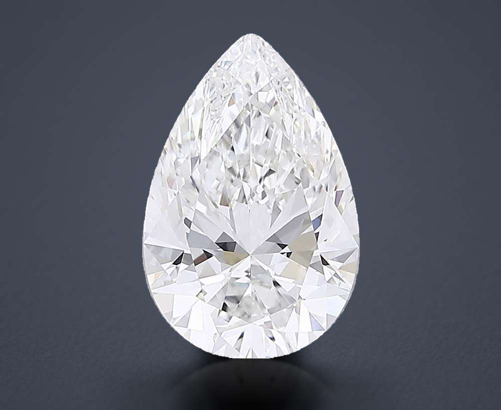 6.91 Carat Pear Lab Diamond