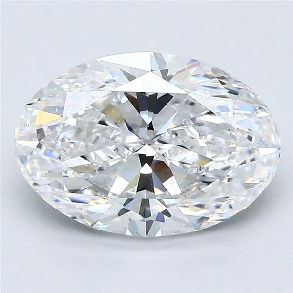 2.51ct D SI1 Very Good Cut Oval Diamond