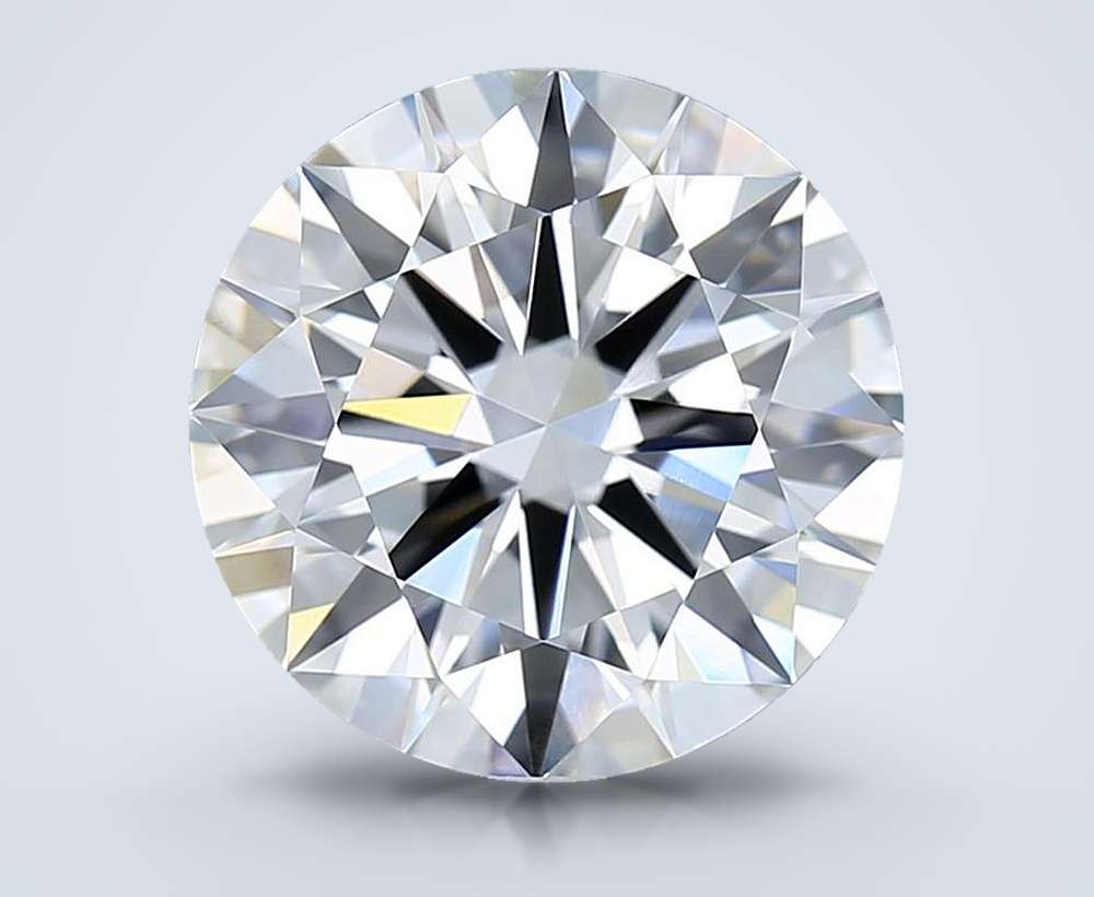 3.89 Carat Round Lab Diamond