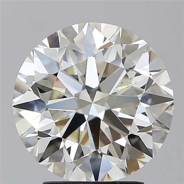 3.39ct J SI1 Excellent Cut Round Diamond