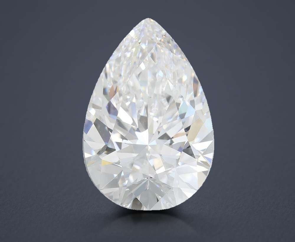 5.23 Carat Pear Lab Diamond