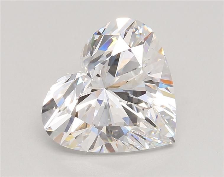 5.02ct D VVS2 Rare Carat Ideal Cut Heart Lab Grown Diamond