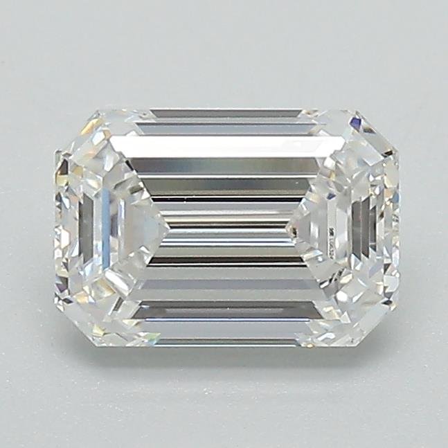 1.06ct E VVS2 Rare Carat Ideal Cut Emerald Lab Grown Diamond