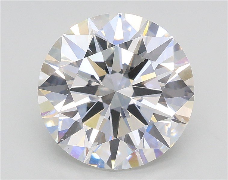 3.00ct E VS1 Rare Carat Ideal Cut Round Lab Grown Diamond