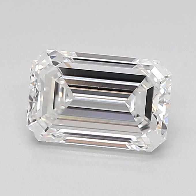 1.51ct D VVS2 Rare Carat Ideal Cut Emerald Lab Grown Diamond