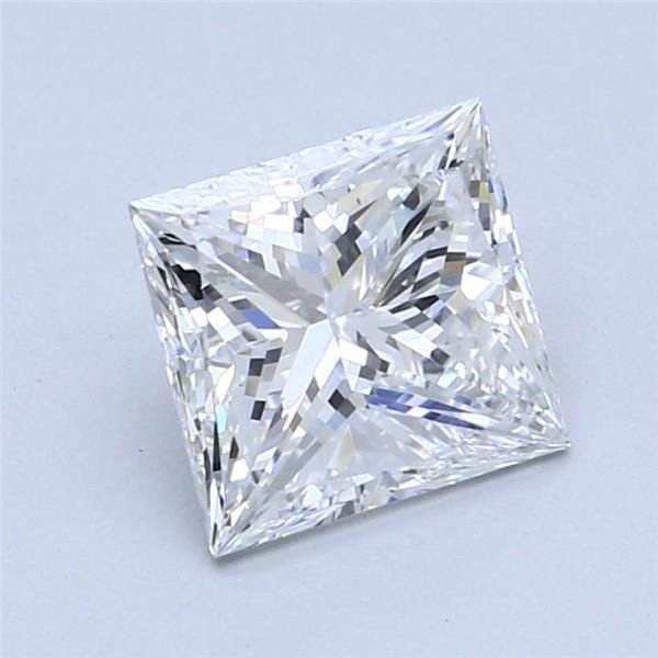 2.01ct D VS2 Very Good Cut Princess Diamond