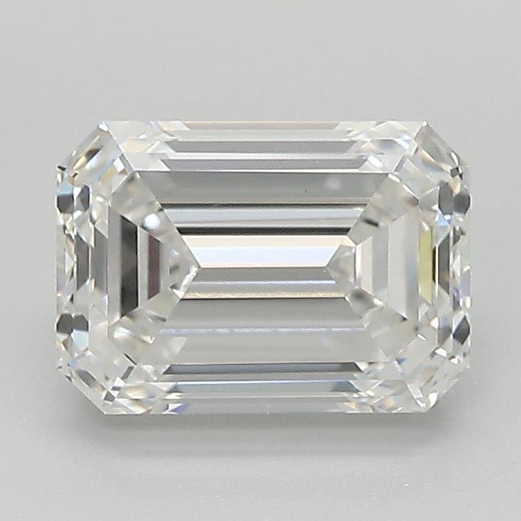 2.07ct H VS1 Very Good Cut Emerald Lab Grown Diamond