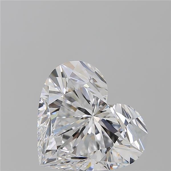 6.01ct D VVS1 Rare Carat Ideal Cut Heart Diamond