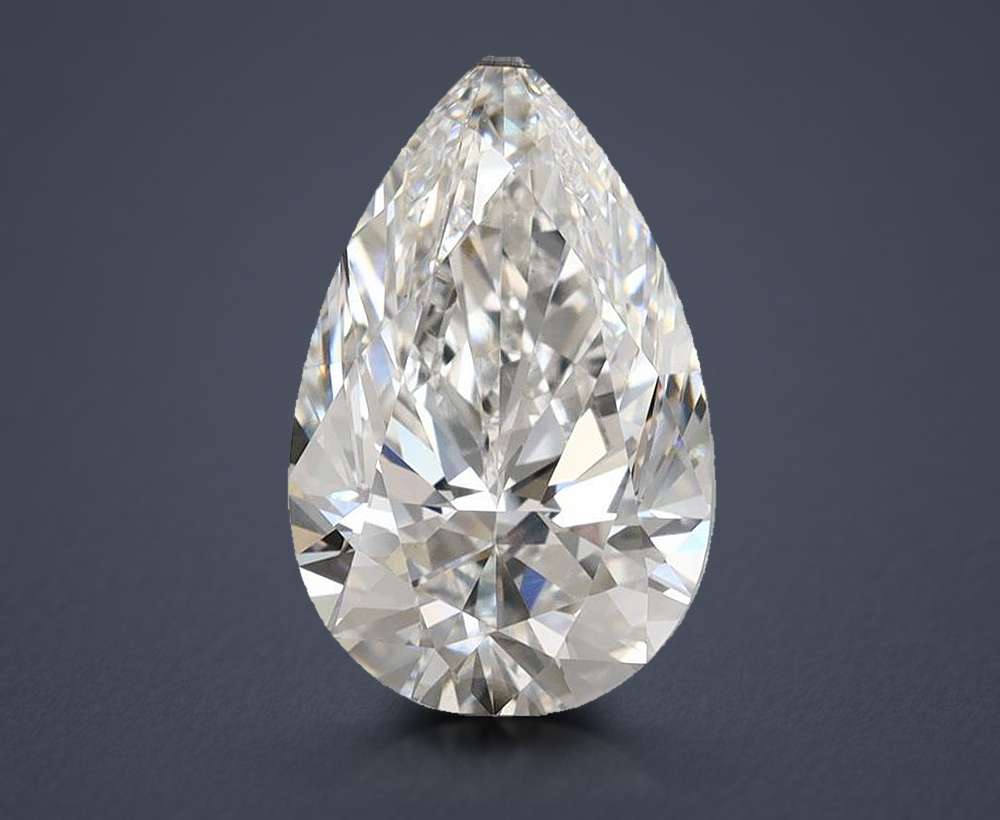 3.64 Carat Pear Lab Diamond