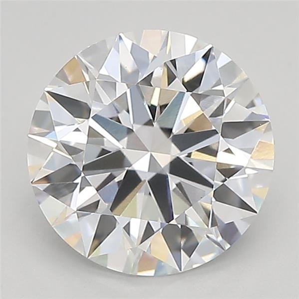 2.13ct D VVS2 Rare Carat Ideal Cut Round Lab Grown Diamond