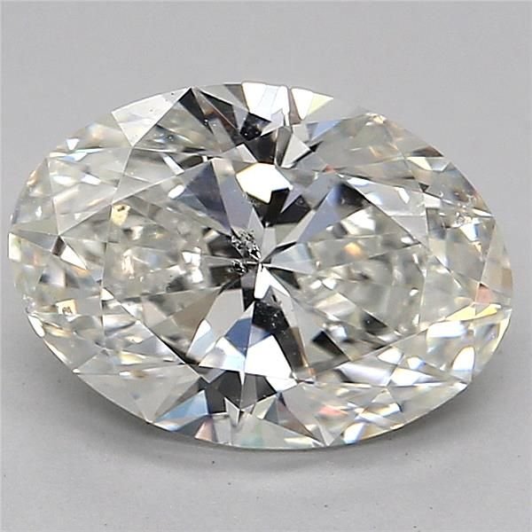 2.51ct H SI2 Rare Carat Ideal Cut Oval Diamond