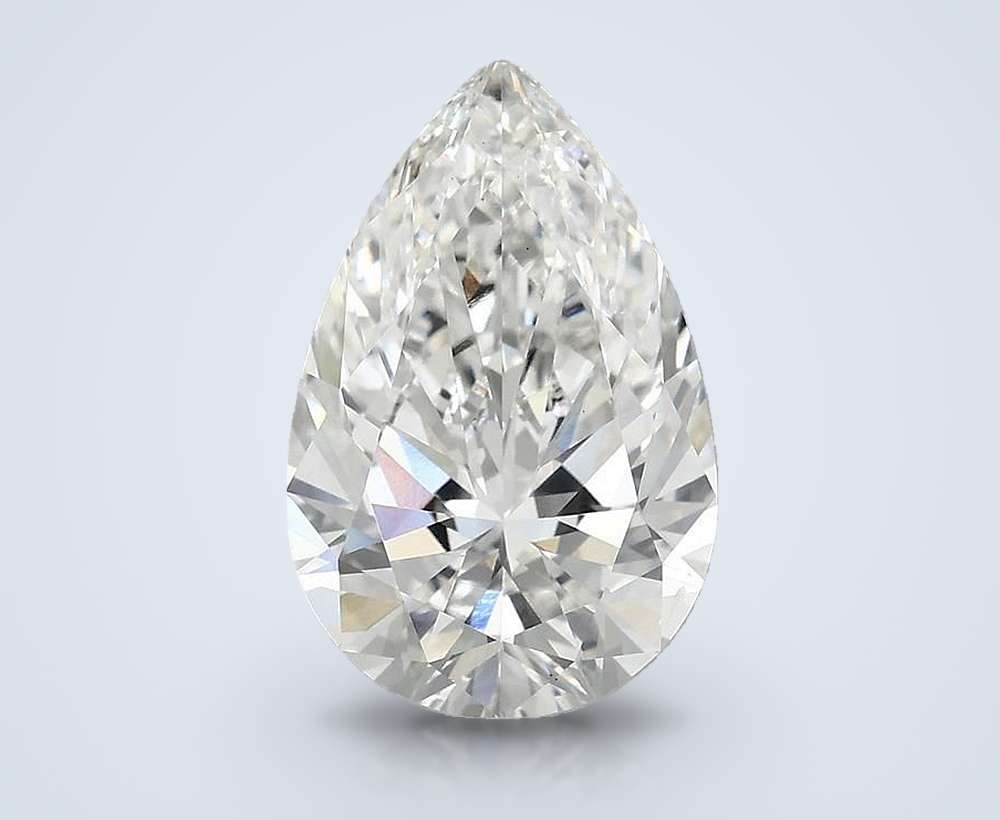 3.63 Carat Pear Lab Diamond