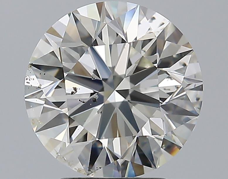 3.01ct J SI2 Excellent Cut Round Diamond