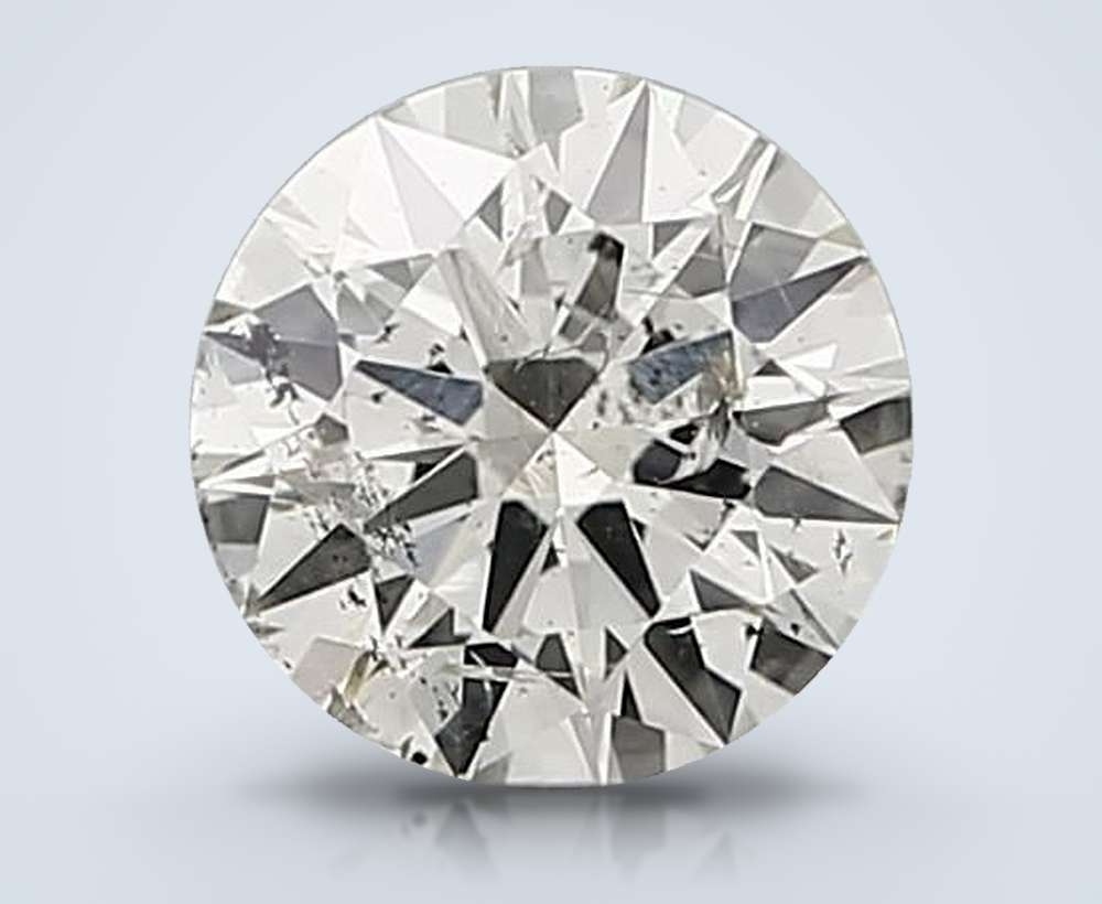 0.59 Carat Round Natural Diamond