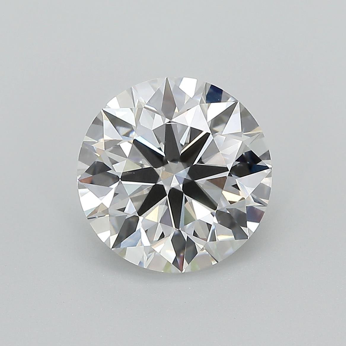 3.10ct F VS1 Rare Carat Ideal Cut Round Lab Grown Diamond