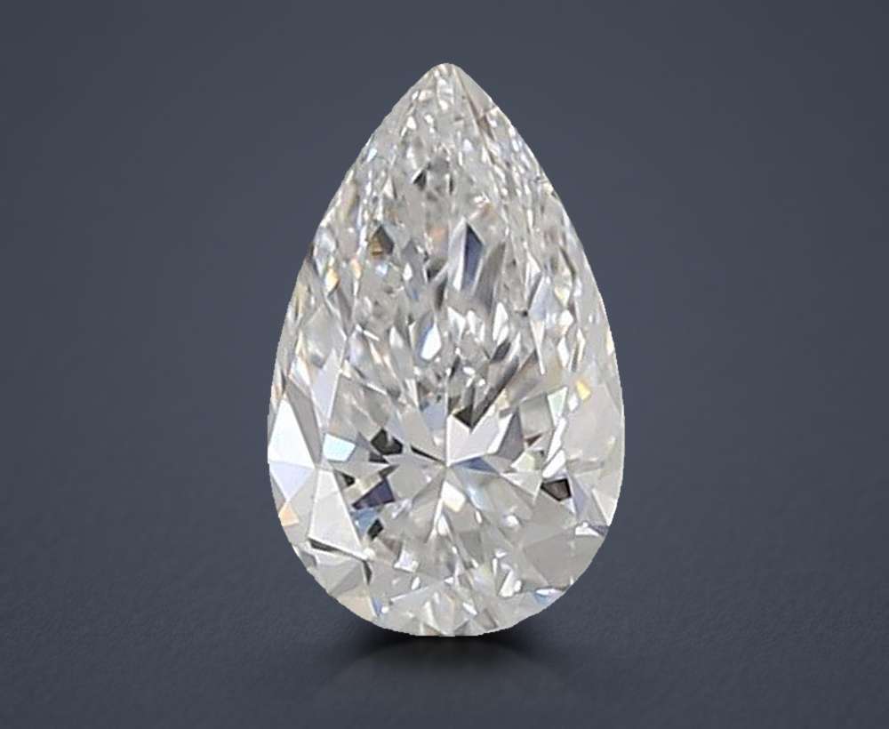 0.81 Carat Pear Lab Diamond
