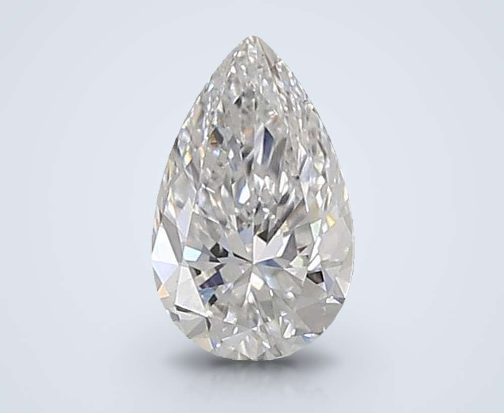 0.81 Carat Pear Lab Diamond