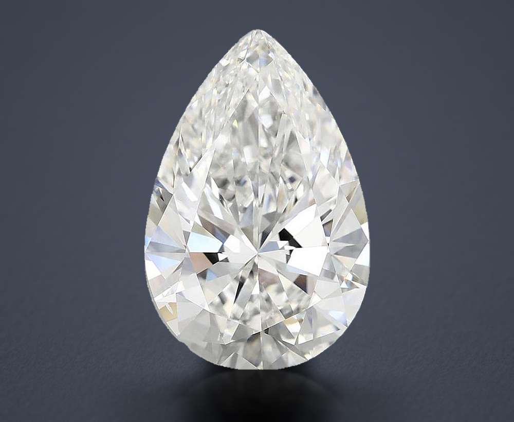 6.00 Carat Pear Lab Diamond