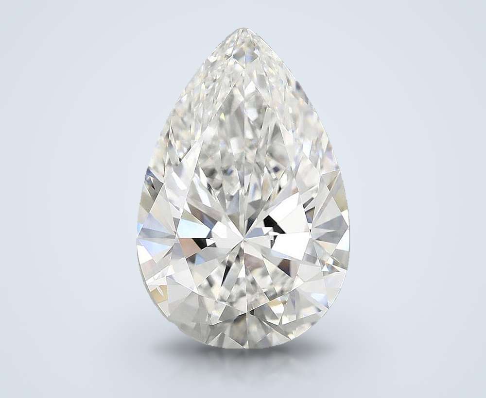 6.00 Carat Pear Lab Diamond