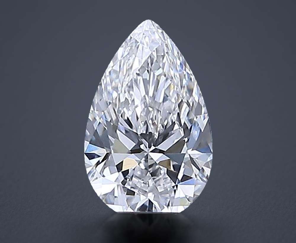 0.55 Carat Pear Lab Diamond