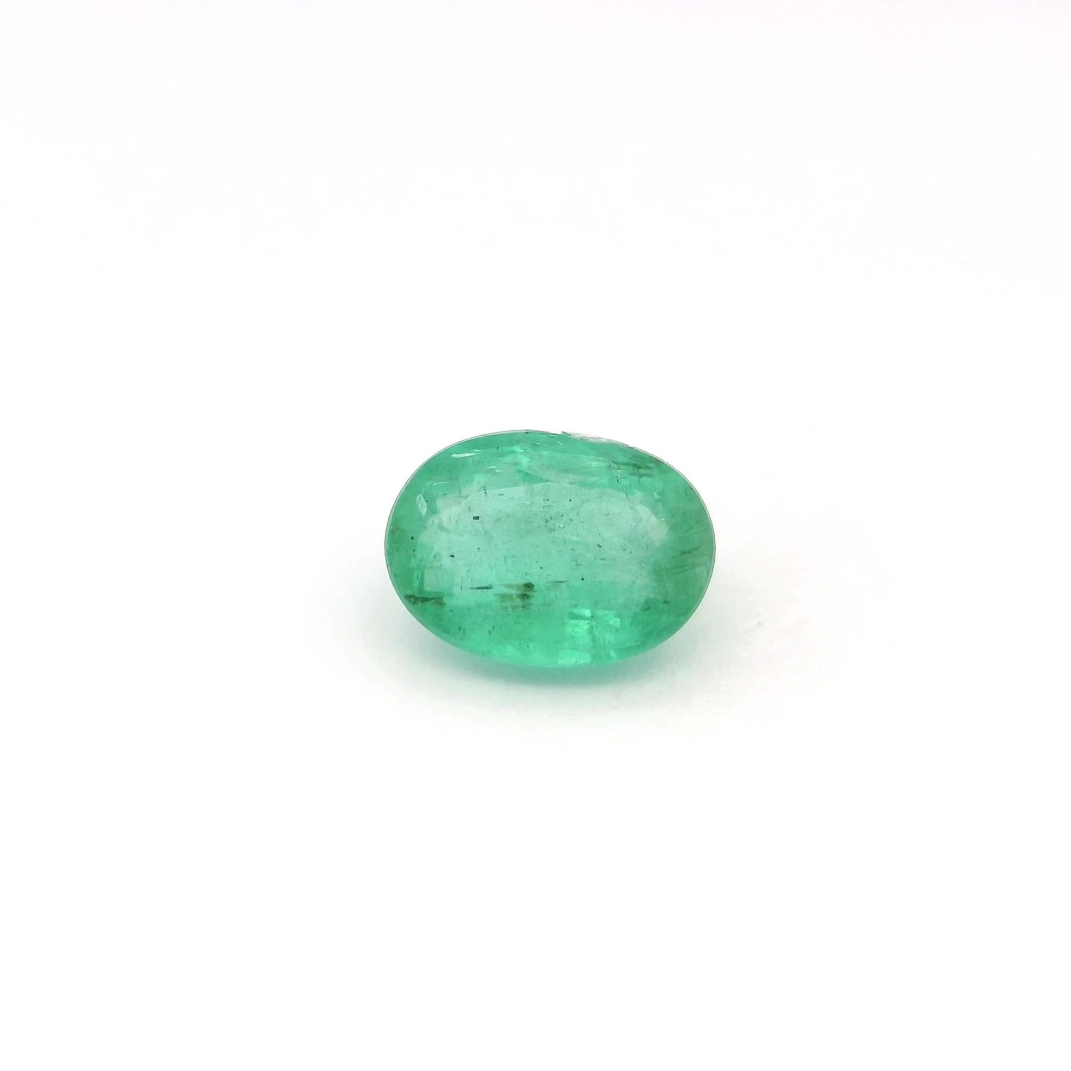 1.32 Carat Green Oval Emerald