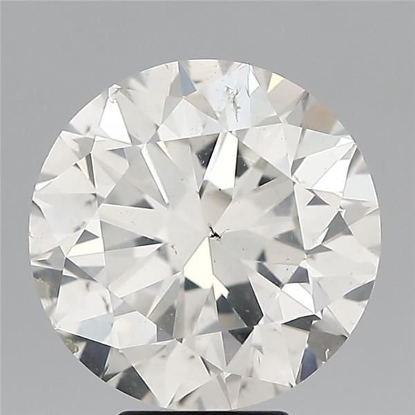 6.20ct J SI2 Excellent Cut Round Diamond