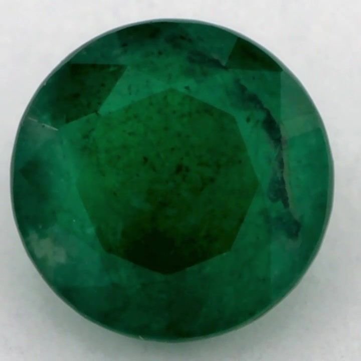 1.18 Carat Green Round Emerald