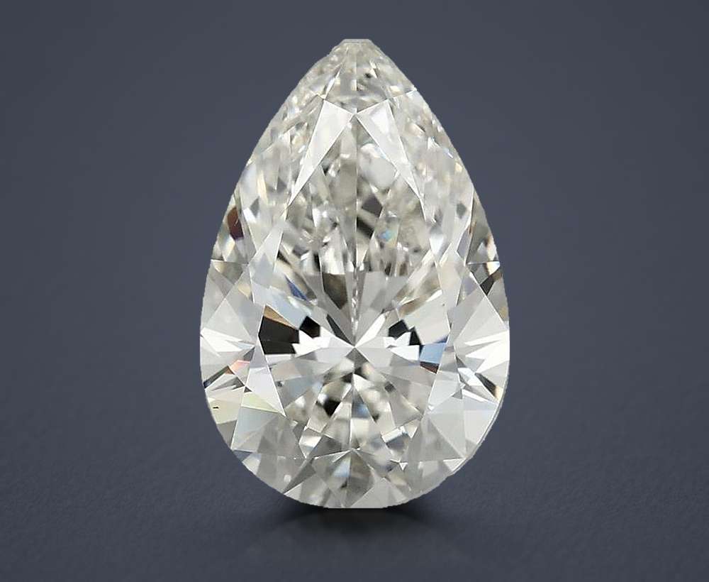 3.00 Carat Pear Lab Diamond